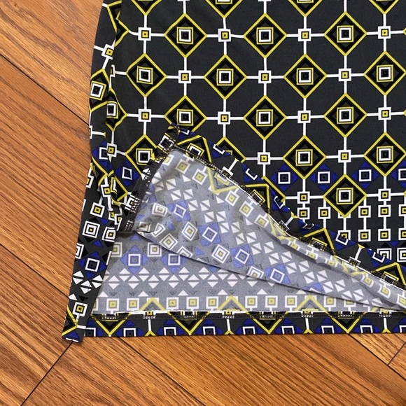 JM Collection woman’s bling front V neck 3/4 sleeve beaded top blouse tunic - Picture 11 of 13